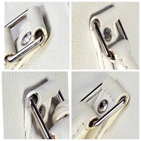 LOUIS VUITTON Leather Speedy Shoulder Bag Veau Cachemire SC Bag PM Vanille LV - Picture 13 of 16